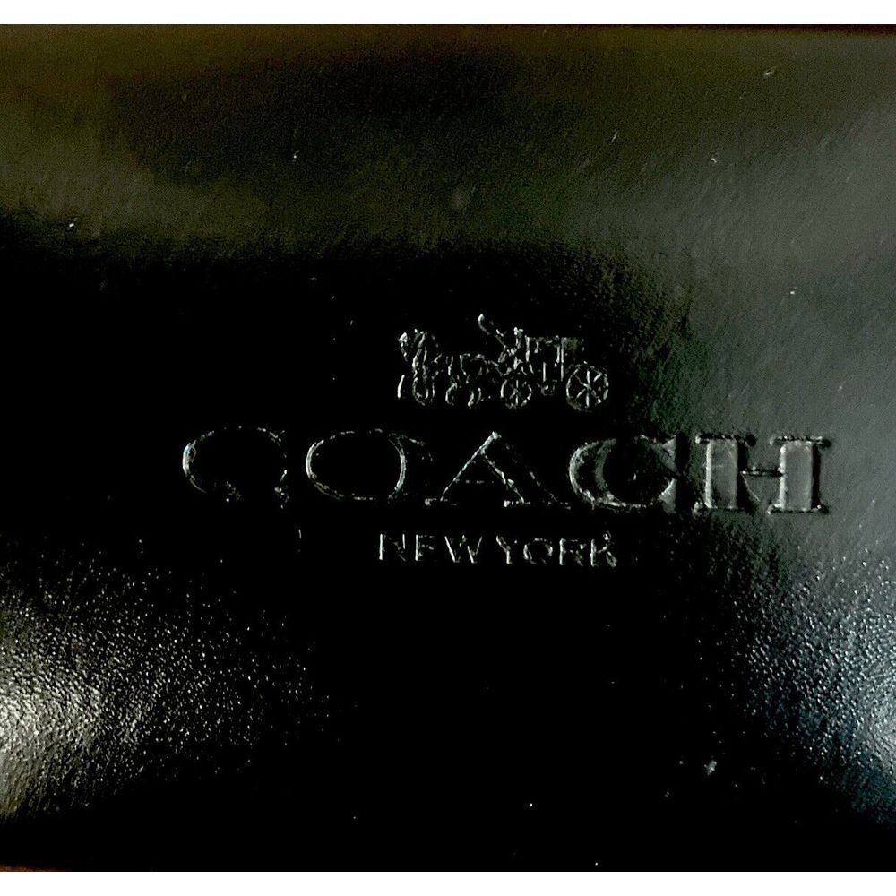 Coach New York Logo Black Eyeglasses Sunglasses Clamshell Hard Case - Picture 4 of 4